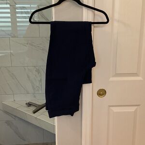 Crown & Ivy Navy Blue Straight Leg Pants